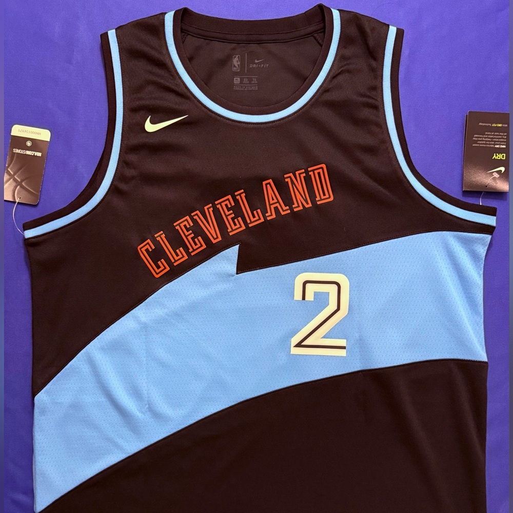 NWT Nike Collin Sexton Cleveland Cavaliers #2 Black Classic Swingman NBA Jersey